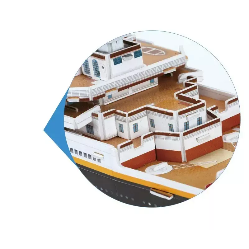 3D Puzzle Cubicfun Titanic Big T4011H — 1024 Teile, maßstabsgetreues Schiffsmodell