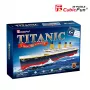 3D Puzzle Cubicfun Titanic Big T4011H — 1024 Teile, maßstabsgetreues Schiffsmodell