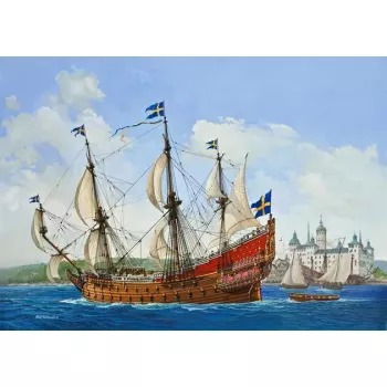 Segelschiffmodell Revell VASA Bausatz 1:150 Länge 455 mm Höhe 345 mm