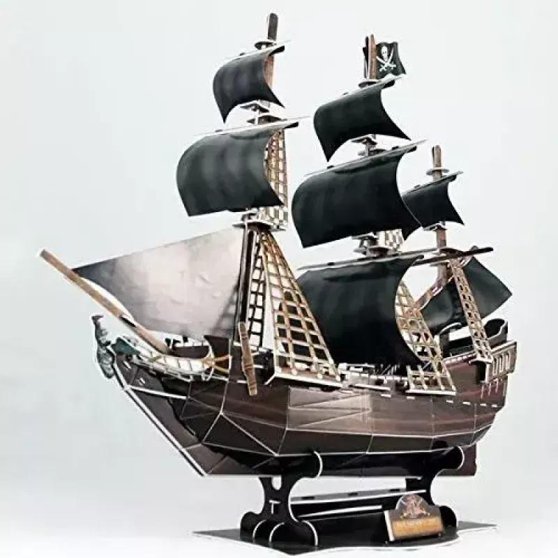 3D Puzzle CubicFun Piratenschiff 'Queen Anne's Revenge' Modell T4005H, Kartonbausatz