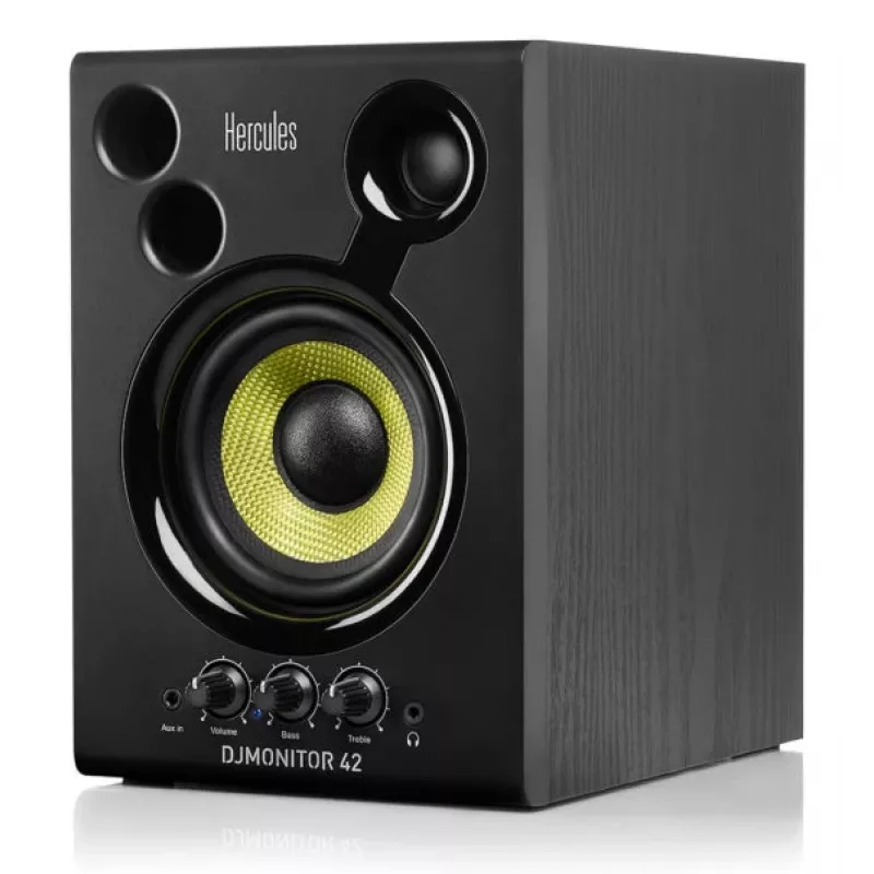 Kabelgebundener DJ-Lautsprecher Hercules DJMonitor 42 — 40 W RMS, 60–20000 Hz, Schwarz