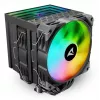 Luftkühler Sharkoon A60 RGB 12 cm 500–1800 U/min Schwarz