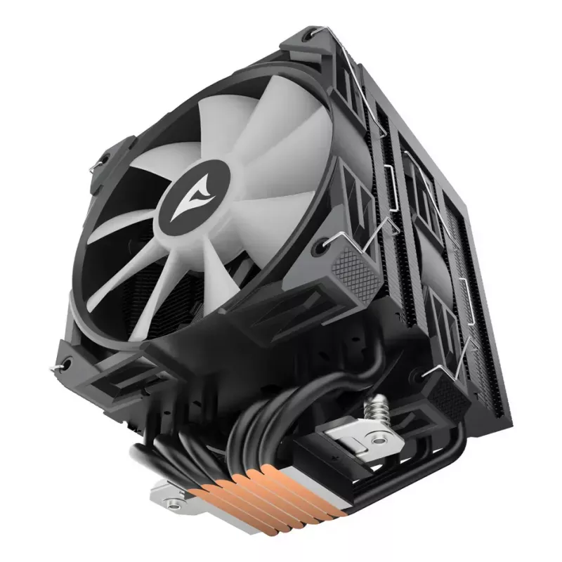 Luftkühler Sharkoon A60 RGB 12 cm 500–1800 U/min Schwarz