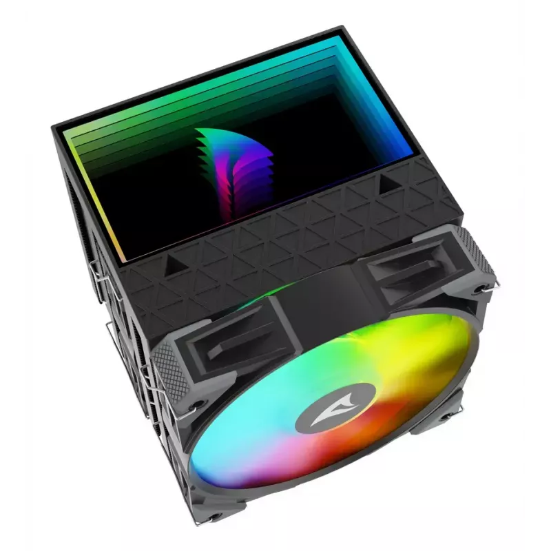 Luftkühler Sharkoon A60 RGB 12 cm 500–1800 U/min Schwarz