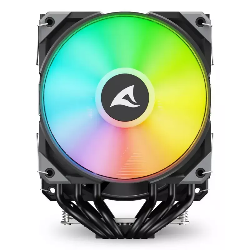 Luftkühler Sharkoon A60 RGB 12 cm 500–1800 U/min Schwarz