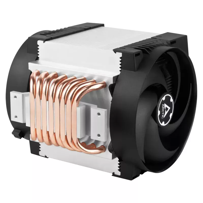 4U Server-Luftkühler Arctic Freezer 4U‑M Rev. 2 — 120-mm-Lüfter, 122,16 m³/h Luftstrom, doppeltes Kugellager, 156×124×145 mm, TDP 350 W