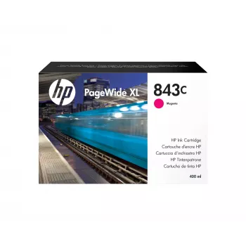 HP 843C 400 ml Magenta PageWide XL Tintenpatrone – Pigmenttinte