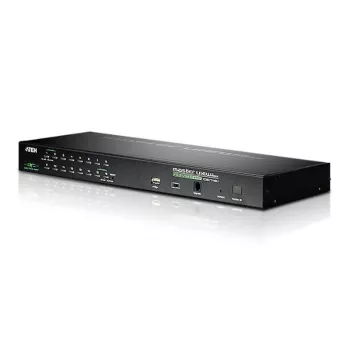 ATEN 16-Port USB/PS/2 VGA KVM over IP Switch mit USB-Peripherieanschluss
