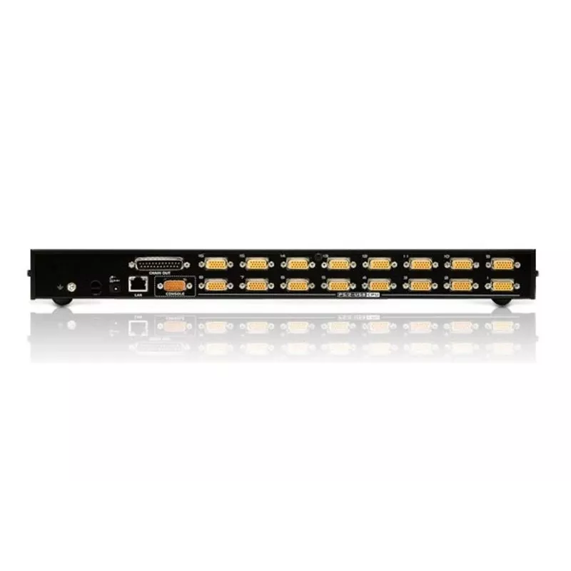 ATEN 16-Port USB/PS/2 VGA KVM over IP Switch mit USB-Peripherieanschluss