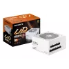 Netzteil GIGABYTE UD850GM PG5 V2 ICE – 850 W, PCIe Gen 5.1, 80 PLUS Gold, vollständig modular, 120-mm-Lüfter, ATX 3.1, UK-Stecker, Weiß