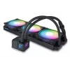 Flüssigkeitskühlungsset Alphacool Pro Aurora 420 CPU AIO 14 cm Schwarz Weiß
