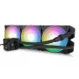 Flüssigkeitskühlungsset Alphacool Pro Aurora 420 CPU AIO 14 cm Schwarz Weiß