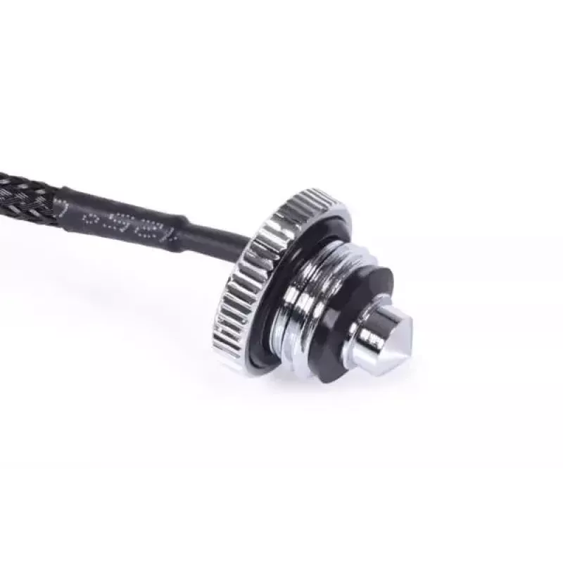 Temperatursensor Alphacool 17597 Messing Schwarz Chrom 18mm 17mm