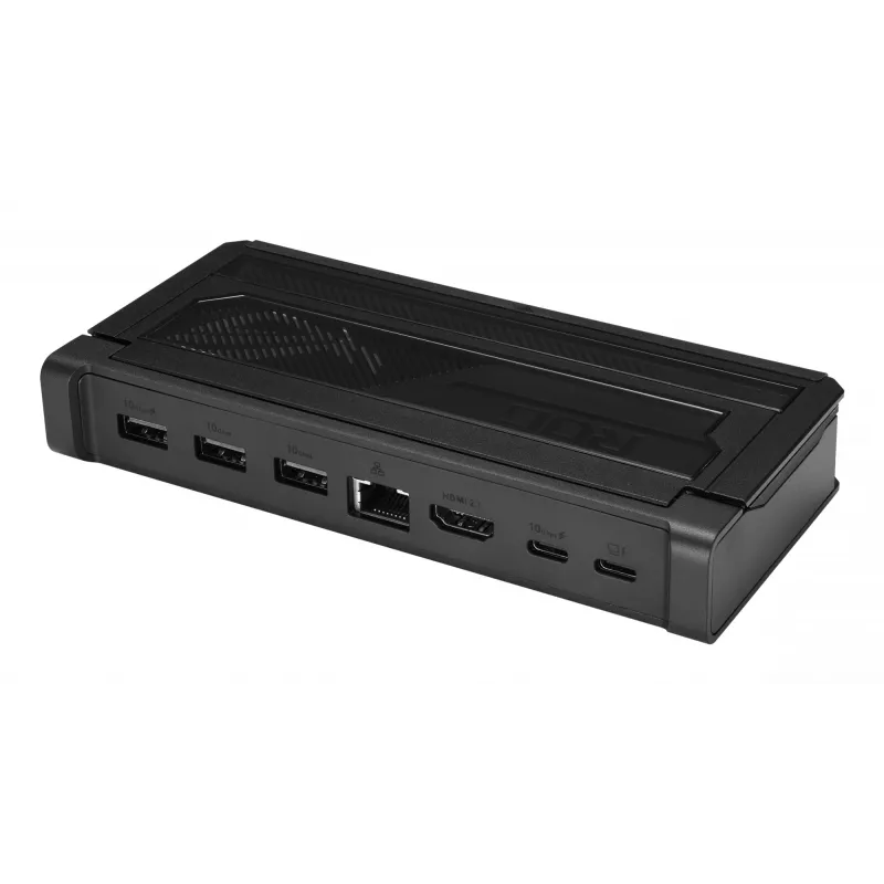 Dockingstation ASUS ROG Bulwark Dock 2025 DG300 USB Type-C, 1x RJ-45, 1x HDMI, schwarz, 160×74×25,5 mm