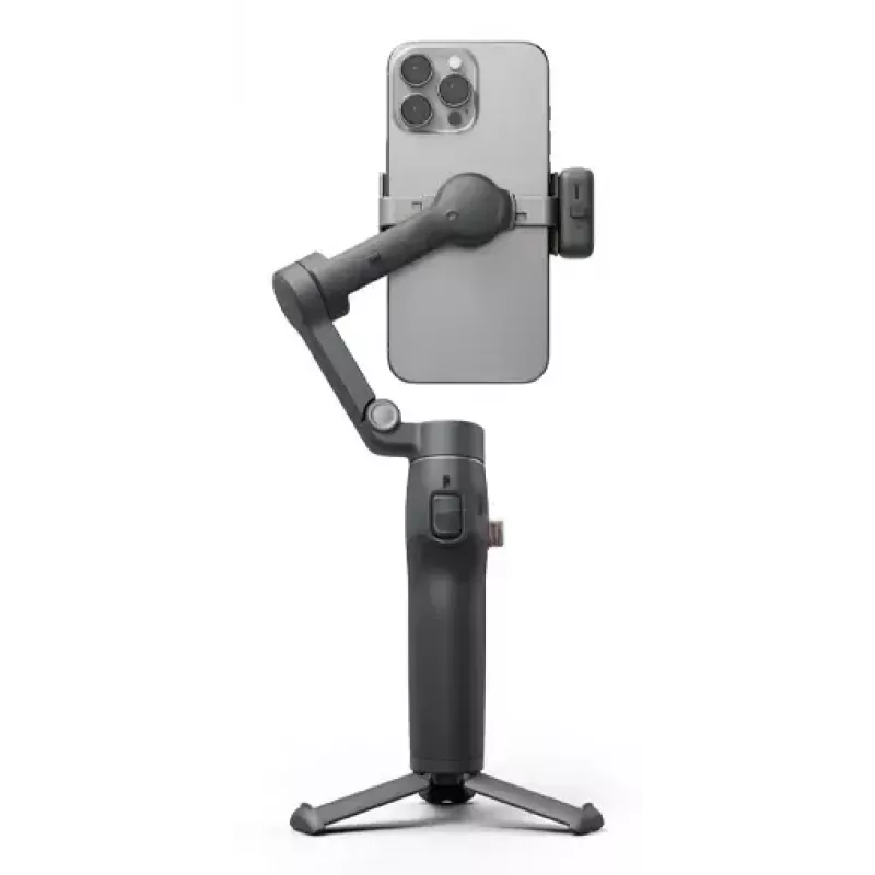 Smartphone-Kamerastabilisator DJI Osmo Mobile 8 — Schwarz, max. Nutzlast 0,3 kg, 3350-mAh-Akku, 10 Stunden Laufzeit