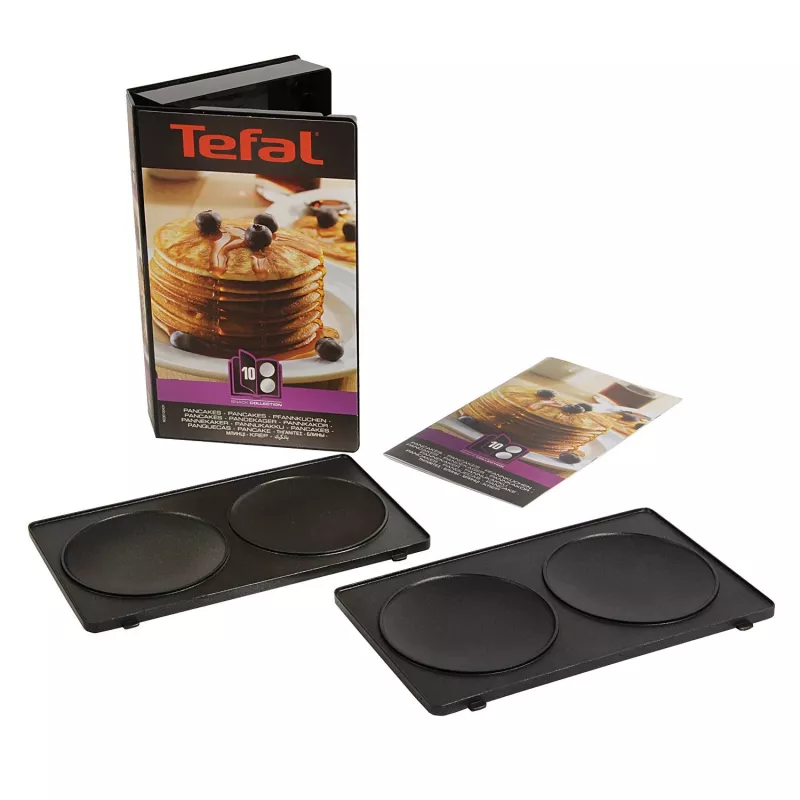 Sandwichmaker Tefal XA8010 — kompakter Sandwich-Toaster, schwarz, 226×132 mm Grundfläche