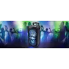 Tragbarer Lautsprecher Muse M-1920 DJ — 300 W RMS, netzbetrieben, 3,5-mm-Eingang, 256×287×534 mm, 7 kg, schwarz