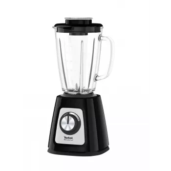 Tischmixer Tefal BL4358 – 800 W, 1,25 l Glaskrug, Eiszerkleinerung, Schwarz/Edelstahl gebürstet
