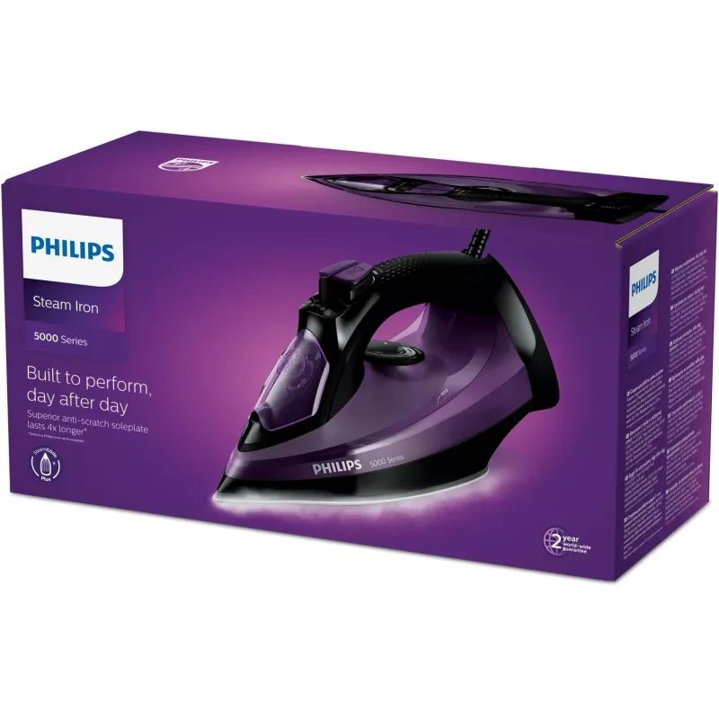 Dampfbügeleisen Philips DST5030/80 — 2400 W, SteamGlide Plus-Bügelsohle, 0,32 l Wassertank, 2 m Kabel