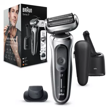 Folienschaber Braun Series 7 71-S7200c Schwarz Silber Lithium-Ionen 50 min