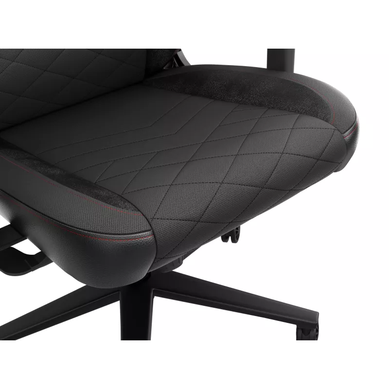 Gepolsterter Sitz GENESIS NITRO 890 G2 Gepolsterte Rückenlehne Schwarz Höhe 127-134 cm