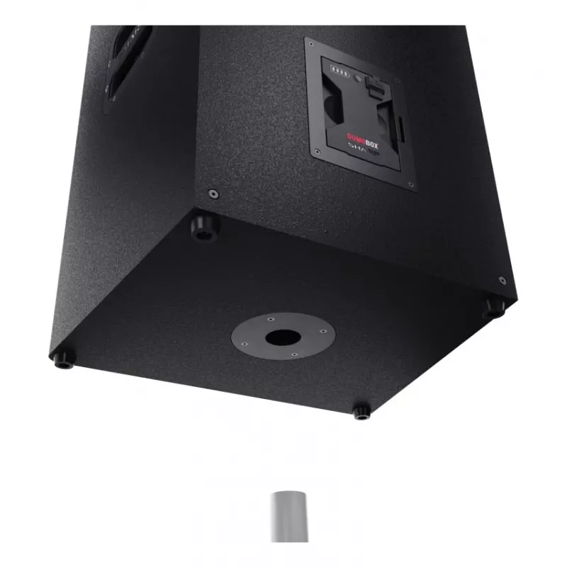 Sharp CP-LS200 tragbarer/Party-Lautsprecher Schwarz 200 W