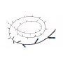 WiZ Fairy Light 20M, intelligente Lichterkette, Wi-Fi/Bluetooth, Schwarz, Wi-Fi 4 (802.11n), 802.11b, 802.11g, LED, Kunststoff