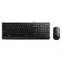Kabelgebundenes Tastatur- und Maus-Set Lenovo 300 – Full-size QWERTY US-Englisch, USB, Schwarz, 1,8 m Kabel, Maus 1600 DPI