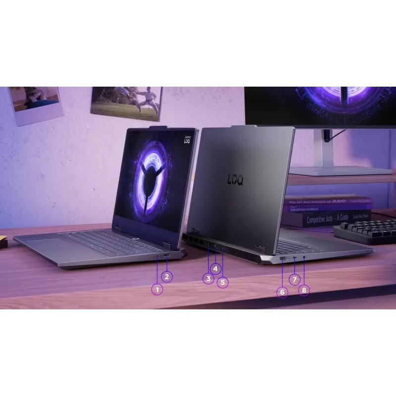 Laptop Lenovo LOQ 15IRX10 — 15,6 Zoll FHD IPS Anti‑glare, Intel Core i5‑13450HX, 16 GB DDR5, 1 TB SSD, NVIDIA GeForce RTX 5060 8 GB, Windows 11 Home