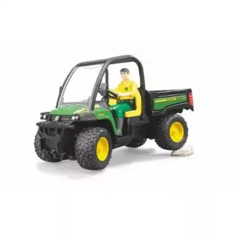 Spielzeugfahrzeug BRUDER John Deere Gator XUV 855D mit Fahrer