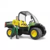 Spielzeugfahrzeug BRUDER John Deere Gator XUV 855D mit Fahrer