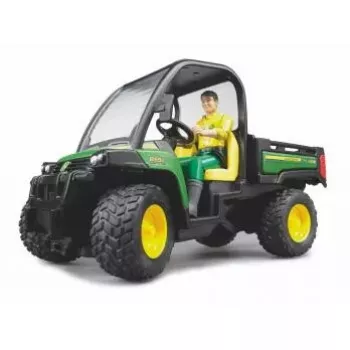 Spielzeugfahrzeug BRUDER John Deere Gator XUV 855D mit Fahrer