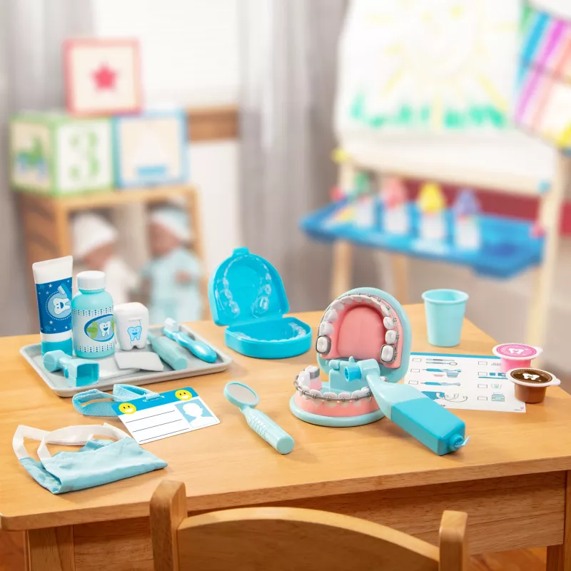 Spielzeug-Zahnarzt-Set Spinmaster Melissa & Doug Super Smile Dentist, geeignet ab 3 Jahren, mehrfarbig
