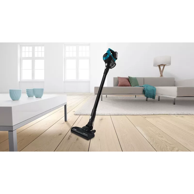 Bosch Serie 6 BBS611LAG Stabstaubsauger/Elektrobesen 2-in-1-Stabstaubsauger Batterie Trocken Beutellos 0,3 l Blau 2,5 Ah