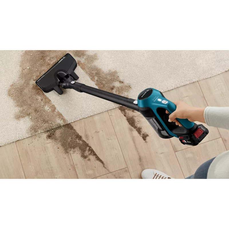 Bosch Serie 6 BBS611LAG Stabstaubsauger/Elektrobesen 2-in-1-Stabstaubsauger Batterie Trocken Beutellos 0,3 l Blau 2,5 Ah