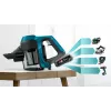 Bosch Serie 6 BBS611LAG Stabstaubsauger/Elektrobesen 2-in-1-Stabstaubsauger Batterie Trocken Beutellos 0,3 l Blau 2,5 Ah