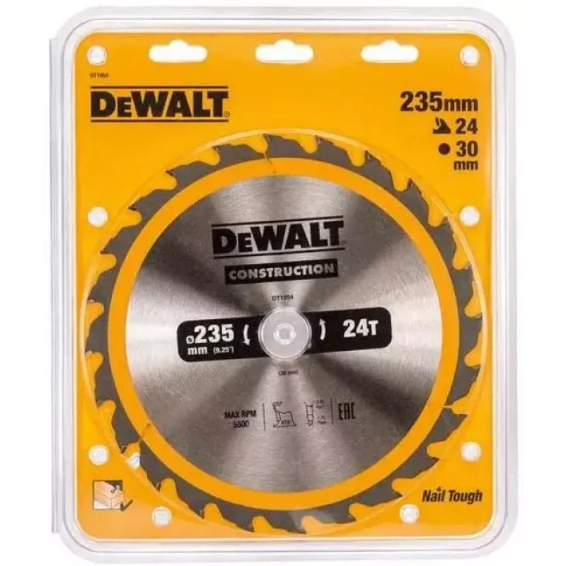 Kreissägeblatt DeWALT DT1954-QZ 23,5 cm 1 Stück