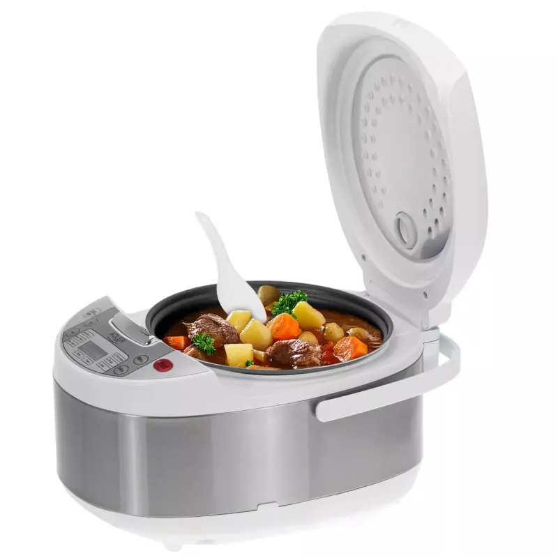 Multikocher Adler AD 6420 — 700 W, 3,25 L Fassungsvermögen, 6 programmierbare Programme, LED-Anzeige