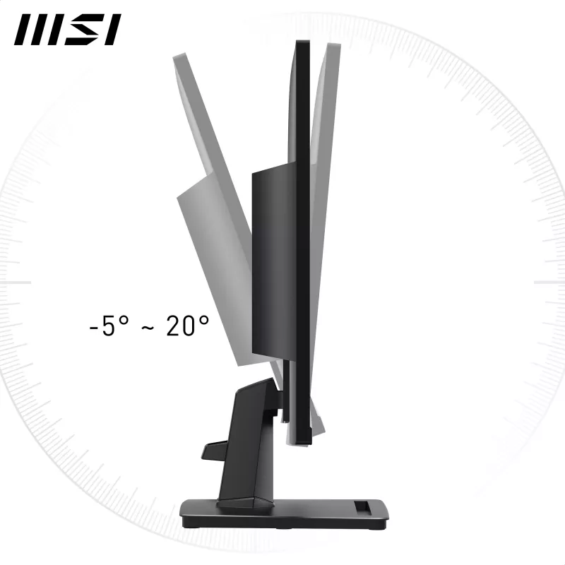 LCD-Monitor MSI Pro MP245G 23,8 Zoll Full HD (1920×1080), IPS, 4 ms, 300 cd/m², VESA, integrierte Lautsprecher