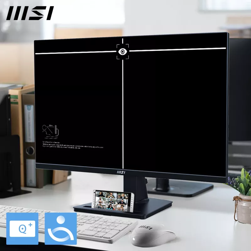 LCD-Monitor MSI Pro MP245G 23,8 Zoll Full HD (1920×1080), IPS, 4 ms, 300 cd/m², VESA, integrierte Lautsprecher