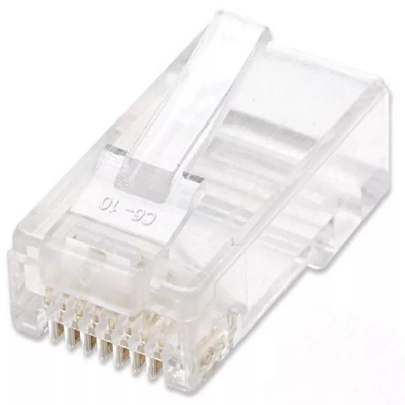 Techly IWP-JAR-C5RTY Drahtverbinder RJ45 Transparent