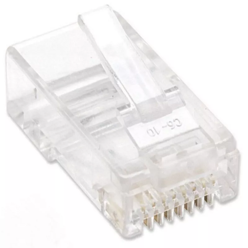 Techly IWP-JAR-C5RTY Drahtverbinder RJ45 Transparent