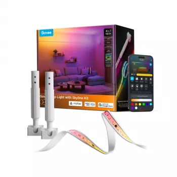 LED-Streifenlicht Govee H61B8, 2,4 GHz Wi‑Fi & Bluetooth, 350 lm/m