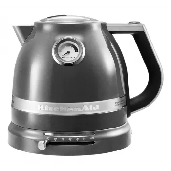 Elektrischer Wasserkocher KITCHENAID 5KEK1522EMS — 1,5 L, 2400 W, Edelstahl, 7 Temperatureinstellungen