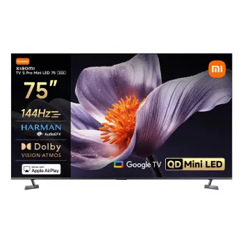 Fernseher Xiaomi TV S Pro 75 Zoll 4K Ultra HD QD‑Mini LED, 3840x2160, Android TV, 1700 cd/m², Grau