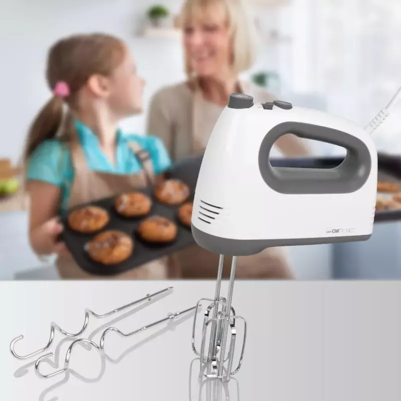 Handmixer Clatronic HM 3775 Grau Weiß