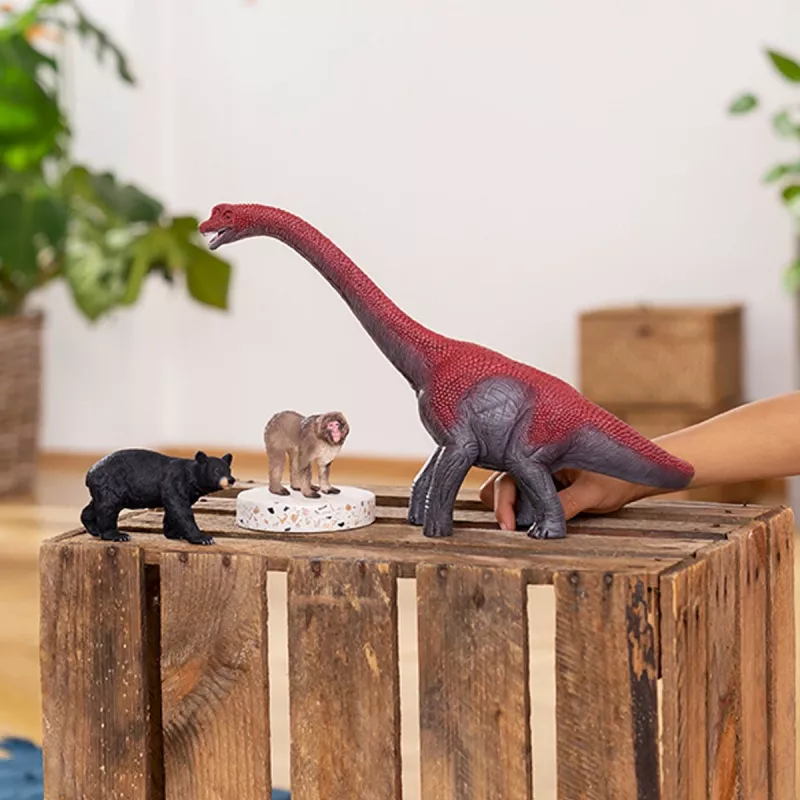 Figur Schleich WILD LIFE Japanmakak Beige Braun Pink 14871