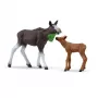 Figurenset Schleich WILD LIFE Elchfamilie — realistische Tierfiguren, 3+ Jahre, mehrfarbig