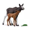 Figurenset Schleich WILD LIFE Elchfamilie — realistische Tierfiguren, 3+ Jahre, mehrfarbig