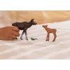 Figurenset Schleich WILD LIFE Elchfamilie — realistische Tierfiguren, 3+ Jahre, mehrfarbig
